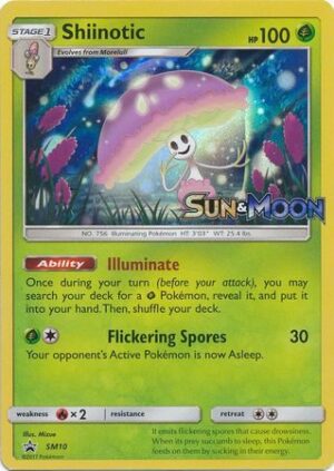Shiinotic - SM10 (Prerelease) - Pokemon Sun & Moon promo