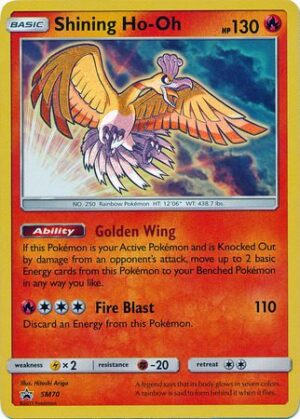 Shining Ho-Oh - SM70 - Pokemon Sun & Moon promo