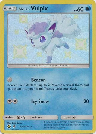 Shiny Alolan Vulpix – SV8/SV94