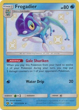 Shiny Frogadier – SV12/SV94