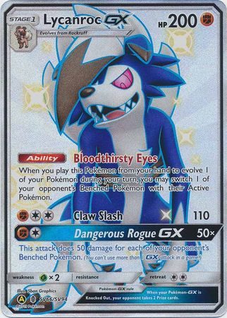 Shiny Lycanroc GX – SV66/SV94