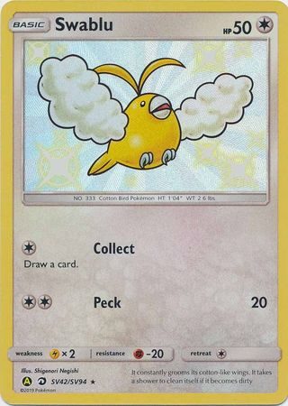 Shiny Swablu – SV42/SV94