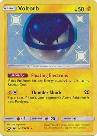 Shiny Voltorb – SV13/SV94