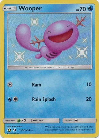 Shiny Wooper – SV9/SV94