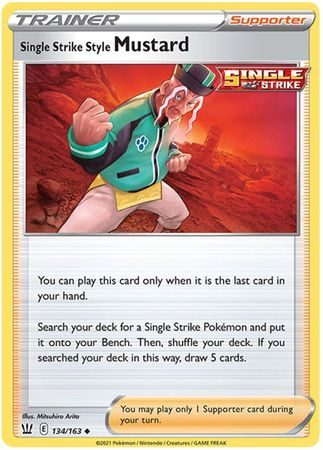 Single Strike Style Mustard - 134/163
