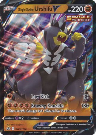 Single Strike Urshifu V - SWSH106 - Pokemon Sword & Shield promo