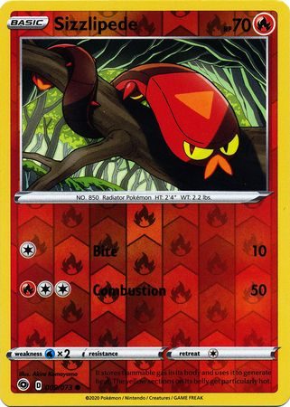 Sizzlipede - 009/073 - Reverse