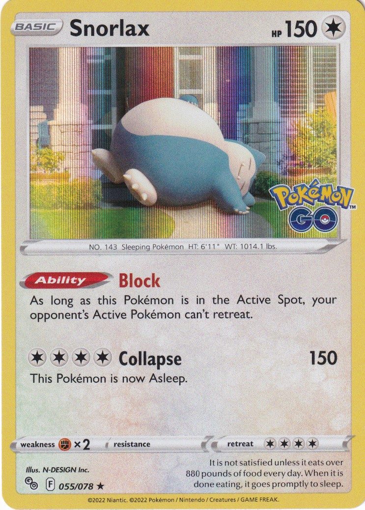 Snorlax - 55/078 (Holo)