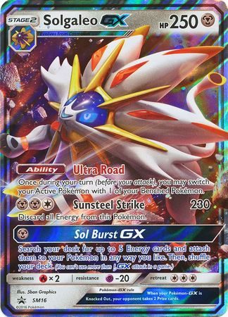 Solgaleo GX - SM16 - Pokemon Sun & Moon promo