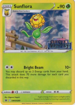 Sunflora - SWSH269 (Prerelease) - Pokemon Sword & Shield promo