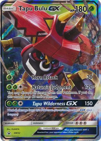 Tapu Bulu GX - SM32 - Pokemon Sun & Moon promo