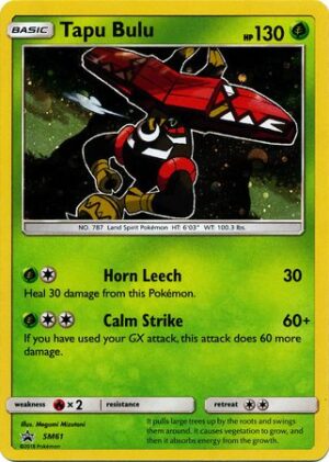 Tapu Bulu - SM61 - Pokemon Sun & Moon promo