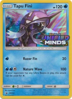 Tapu Fini - SM203 (Prerelease) - Pokemon Sun & Moon promo
