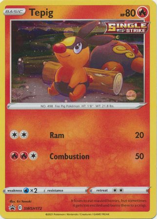 Tepig - SWSH172 - Pokemon Sword & Shield promo