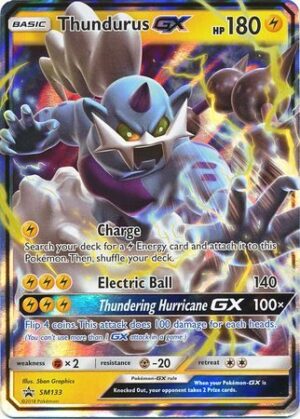 Thundurus GX - SM133 - Pokemon Sun & Moon promo