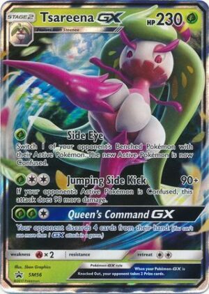 Tsareena GX - SM56 - Pokemon Sun & Moon promo