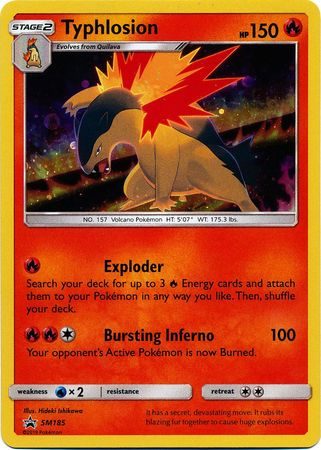 Typhlosion - SM185 - Pokemon Sun & Moon promo