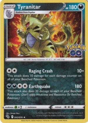 Tyranitar - 43/078 (Holo)