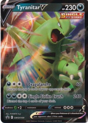 Tyranitar V - SWSH109 - Pokemon Sword & Shield promo