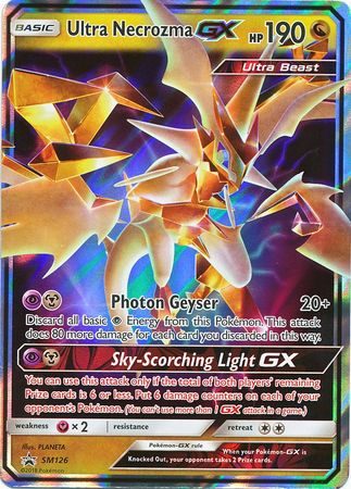Ultra Necrozma GX - SM126 - Pokemon Sun & Moon promo