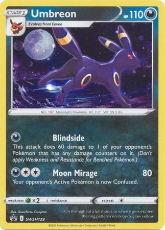 Umbreon - SWSH129 - Pokemon Sword & Shield promo