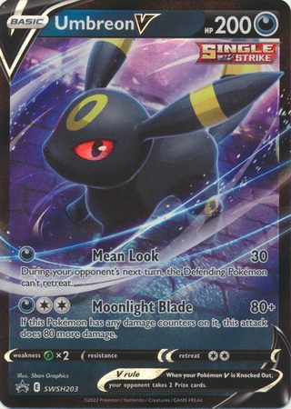 Umbreon V - SWSH203 - Pokemon Sword & Shield promo