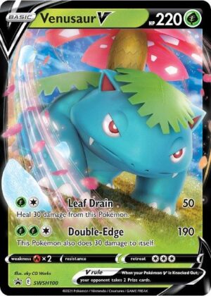 Venusaur V - SWSH100 - Pokemon Sword & Shield promo