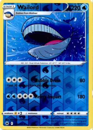 Wailord - 032/159 - Reverse