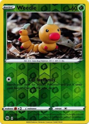 Weedle - 002/073 - Reverse