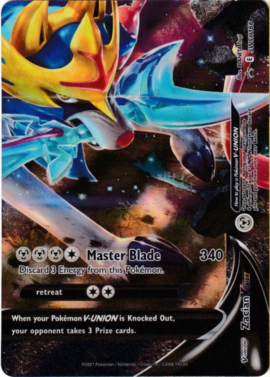 Zacian V-UNION (bottom-right) - SWSH166 - Pokemon Sword & Shield promo