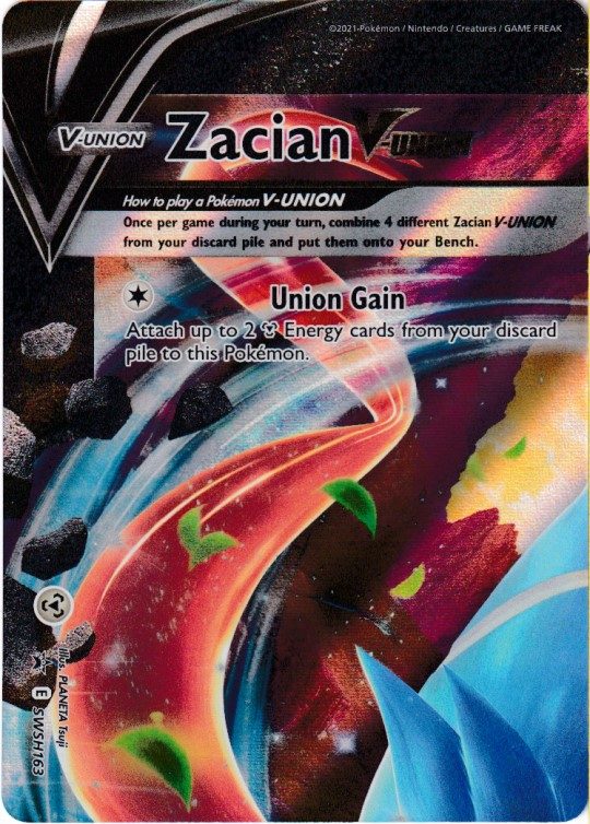 Zacian V-UNION (top-left) - SWSH163 - Pokemon Sword & Shield promo