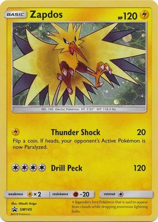 Zapdos - SM145 - Pokemon Sun & Moon promo