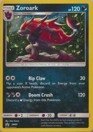 Zoroark - SM89 - Pokemon Sun & Moon promo