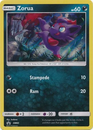 Zorua - SM83 - Pokemon Sun & Moon promo