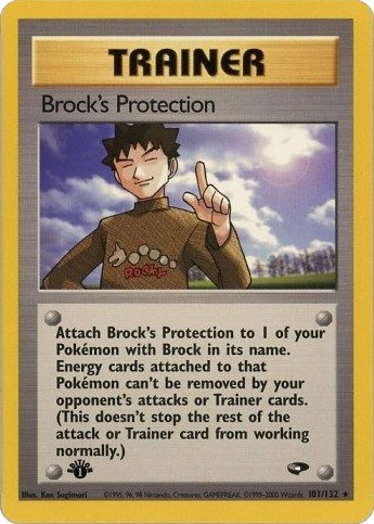 Brock's Protection - 101/132 - 1st Edition
