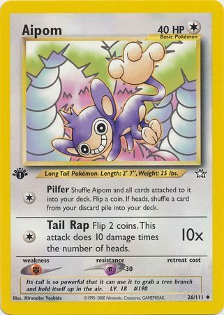 Aipom - 26/111 - 1st Edition