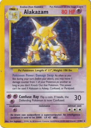 Alakazam - 1/102 - 4th Print (Holo)