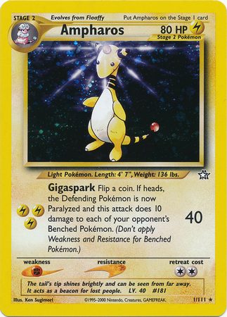 Ampharos - 1/111 (Holo)