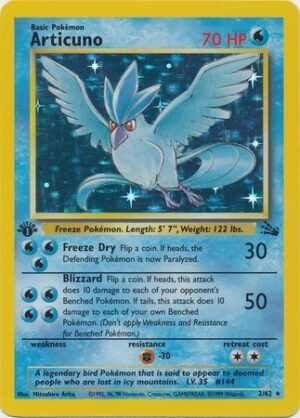 Articuno - 2/62 - 1st Edition (Holo)