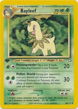 Bayleef - 28/111 - 1st Edition