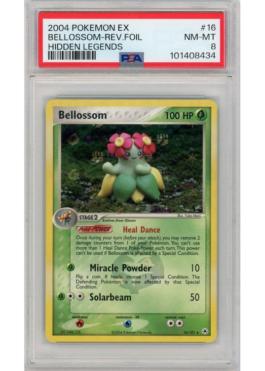 Bellossom 16/101 Reverse Foil PSA 8