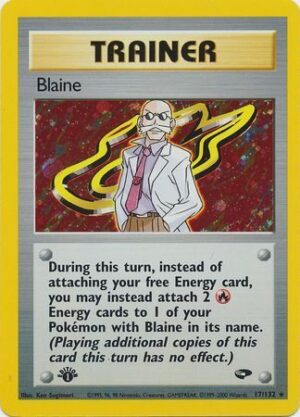 Blaine - 17/132 - 1st Edition (Holo)