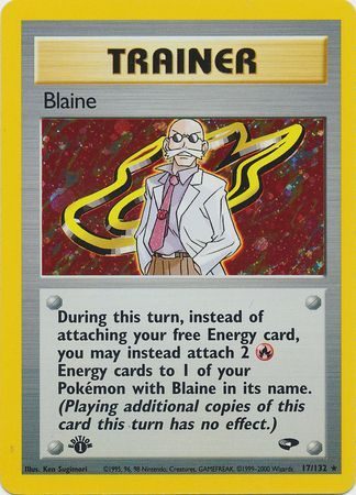 Blaine - 17/132 - 1st Edition (Holo)
