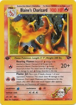 Blaine's Charizard - 2/132 - 1st Edition (Holo)