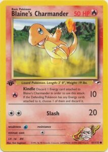 Blaine's Charmander - 61/132 - 1st Edition