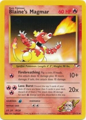 Blaine's Magmar - 37/132