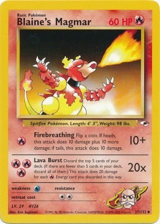 Blaine's Magmar - 37/132