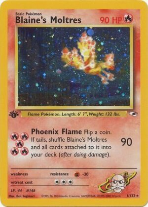 Blaine's Moltres - 1/132 - 1st Edition (Holo)