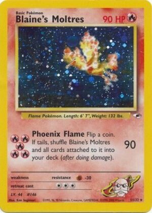 Blaine's Moltres - 1/132 (Holo)