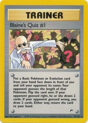Blaine's Quiz #1 - 97/132